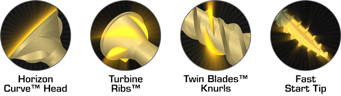 axis structural wood screw features
